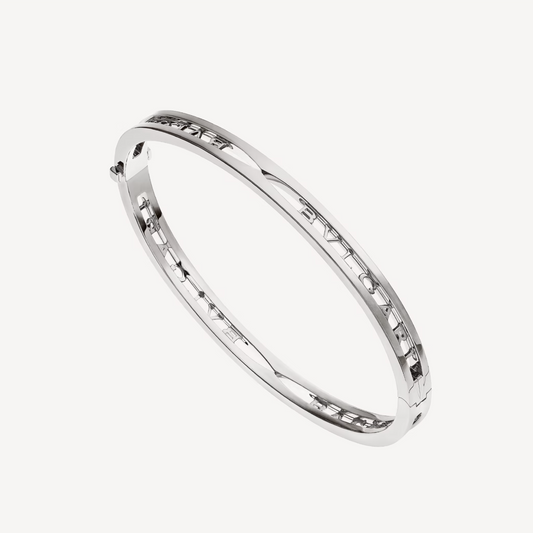[⭐Mirelle]ZERO 1 SPIRAL LOGO SILVER BRACELET
