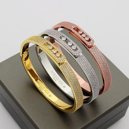 [⭐Mirelle]Move Noa Full Pavé Diamond Bangle Bracelet