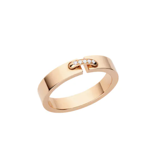[⭐Mirelle]ALLIANCE LIENS VIDENCE DIAMOND 4MM RING