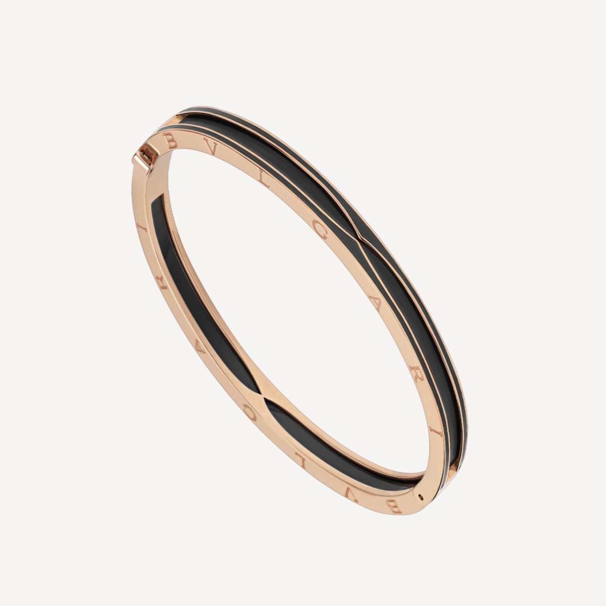 [⭐Mirelle]ZERO 1 PINK GOLD WITH MATTE BLACK CERAMIC BRACELET