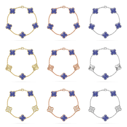 [⭐Mirelle]CLOVER 5 MOTIF BLUE VEINS BRACELET COLLECTION