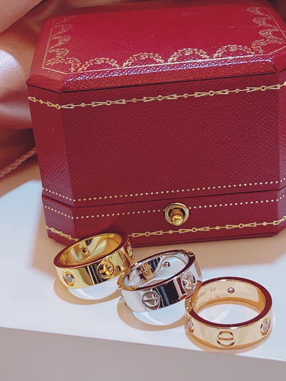[⭐Mirelle]Three-Diamond Ring