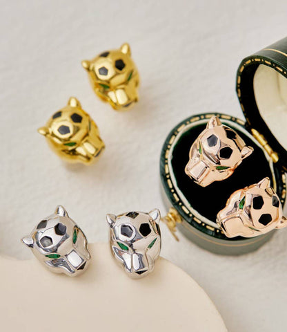 [⭐Mirelle]CHRRTAH-PRINT STUD EARRINGS, THREE COLORS