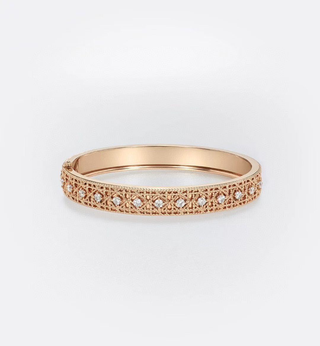 [⭐Mirelle]2026 WOVEN-PATTERN BRACELET SET WITH FULL DIAMOND INLAY THREE-COLORS