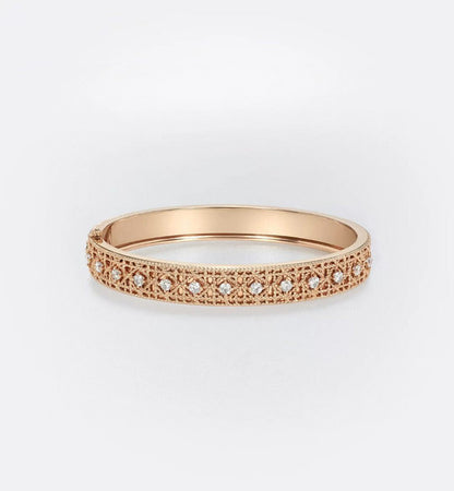 [⭐Mirelle]2026 WOVEN-PATTERN BRACELET SET WITH FULL DIAMOND INLAY THREE-COLORS