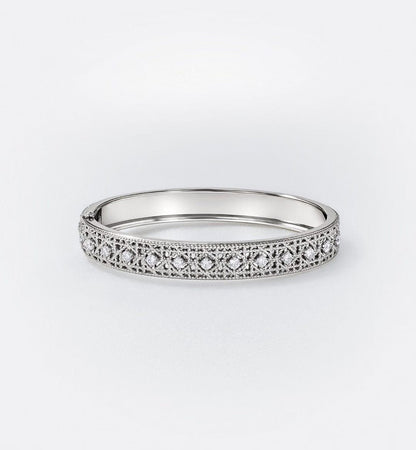 [⭐Mirelle]2026 WOVEN-PATTERN BRACELET SET WITH FULL DIAMOND INLAY THREE-COLORS