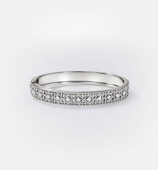 [⭐Mirelle]2026 WOVEN-PATTERN BRACELET SET WITH FULL DIAMOND INLAY THREE-COLORS