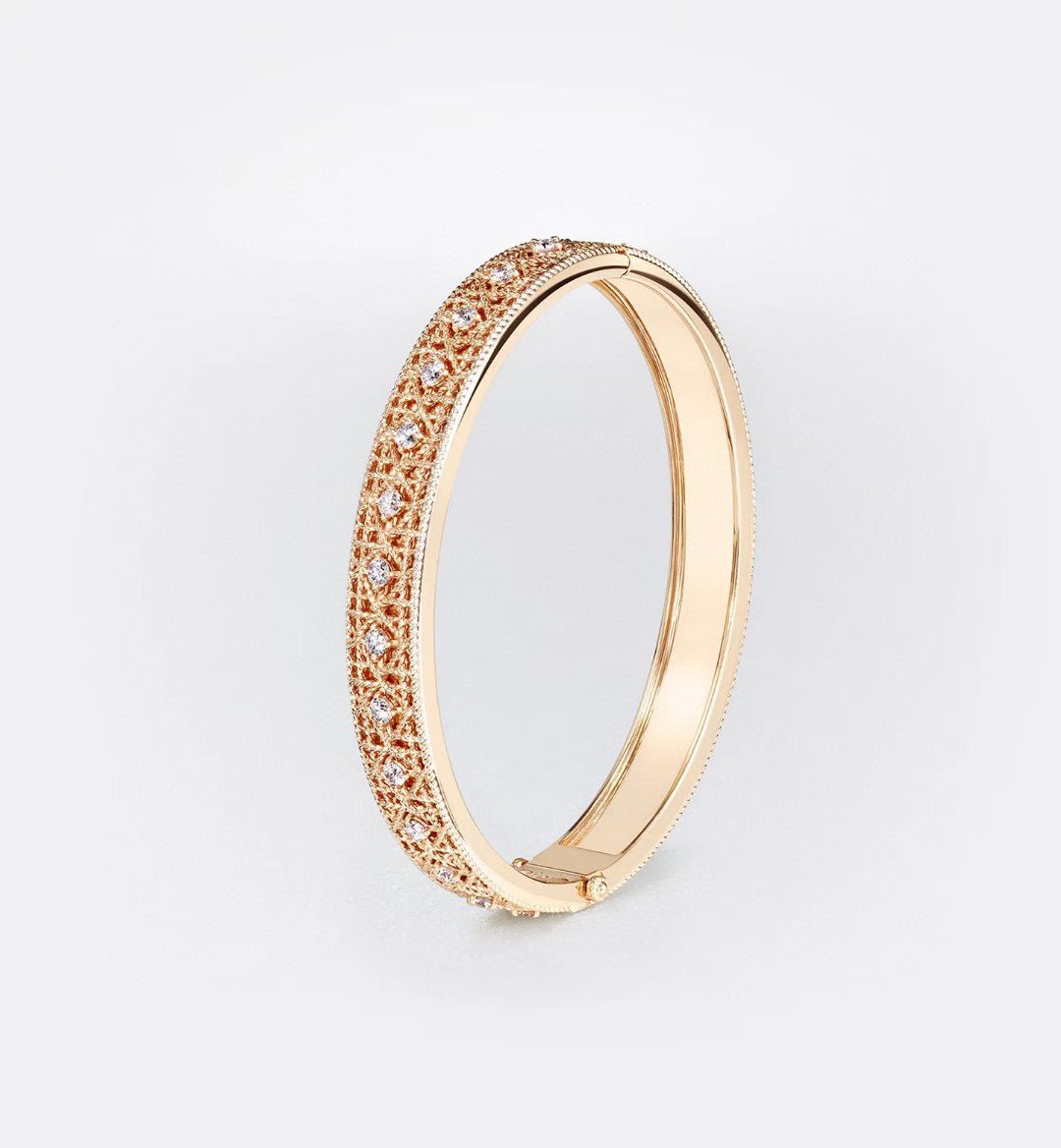 [⭐Mirelle]2026 WOVEN-PATTERN BRACELET SET WITH FULL DIAMOND INLAY THREE-COLORS