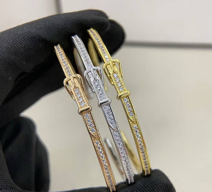 [⭐Mirelle]DIAMOND-ENCRUSTED BRACELET THREE COLORS