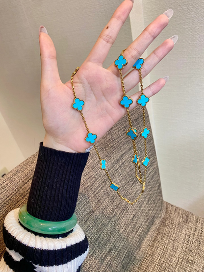 [⭐Mirelle]CLOVER 20 MOTIFS TURQUOISE GOLD