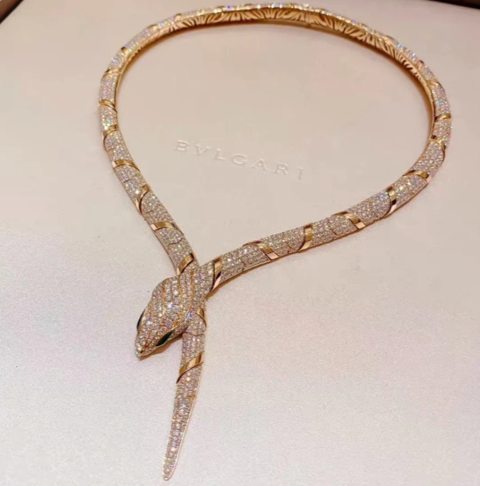 [⭐Mirelle]HAUTE COUTURE GOLD SERPENTI NECKLACE