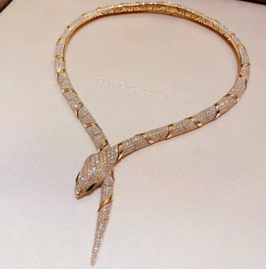 [⭐Mirelle]HAUTE COUTURE GOLD SERPENTI NECKLACE