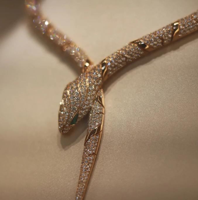 [⭐Mirelle]HAUTE COUTURE GOLD SERPENTI NECKLACE