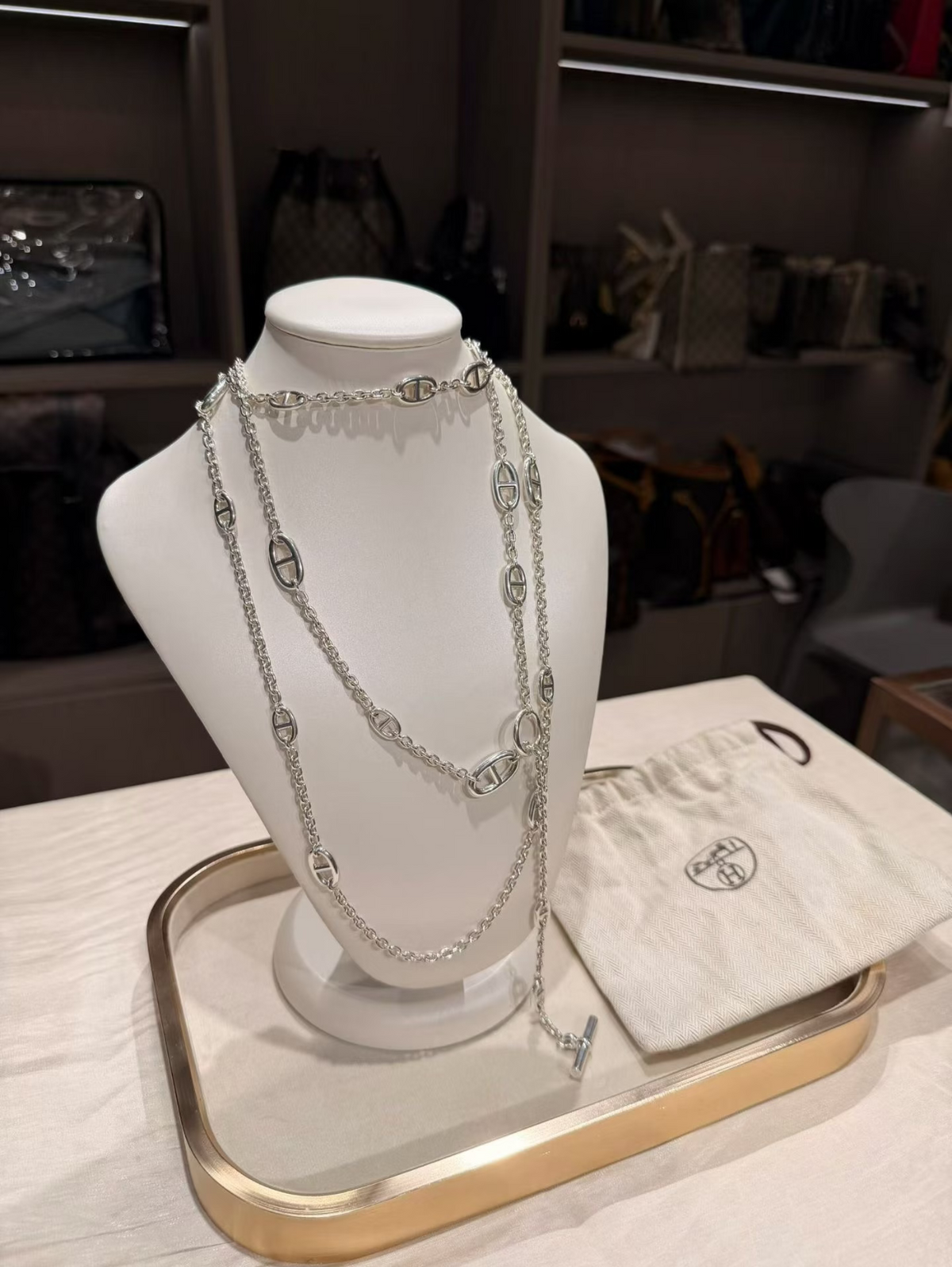 [⭐Mirelle]Classic Silver Sweater Chain