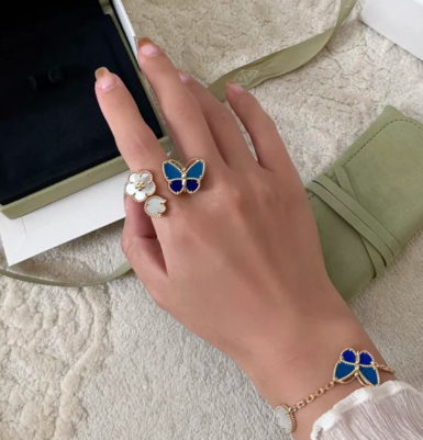[⭐Mirelle]2026 NEW TWIN BUTTERFLY LUCKY RING