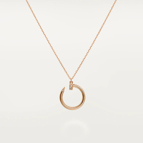 [⭐Mirelle]JUSTE NECKLACE PINK GOLD