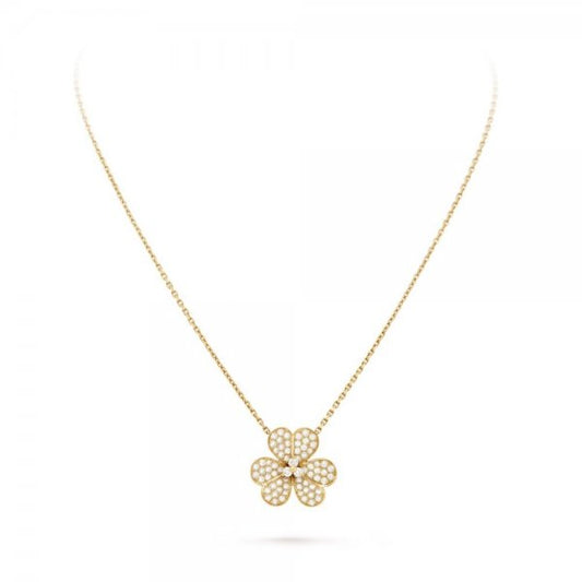 [⭐Mirelle]FLOWER DIAMOND NECKLACE