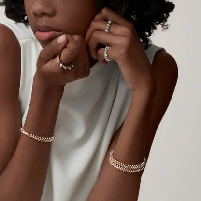 [⭐Mirelle]CLASH  BRACELET 8MM DIAMONDS