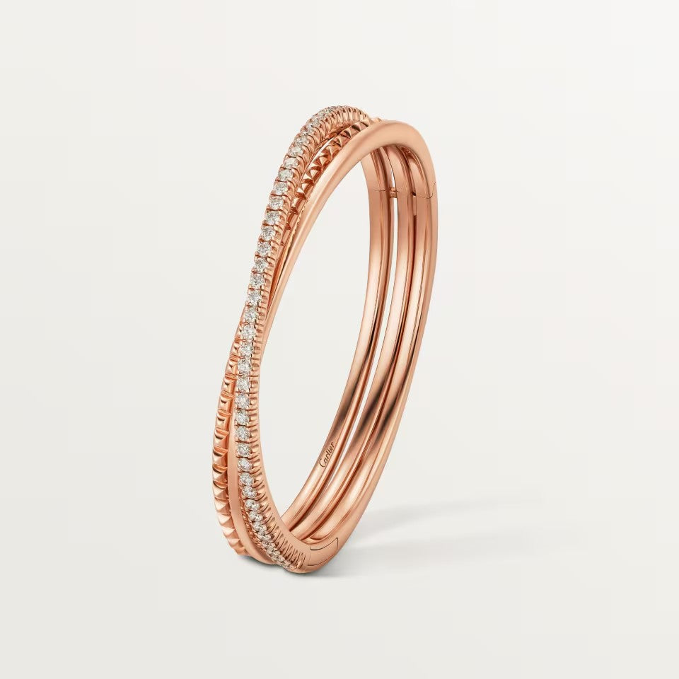 [⭐Mirelle]ETINCELLE HALF-PAVED DIAMOND BRACELET