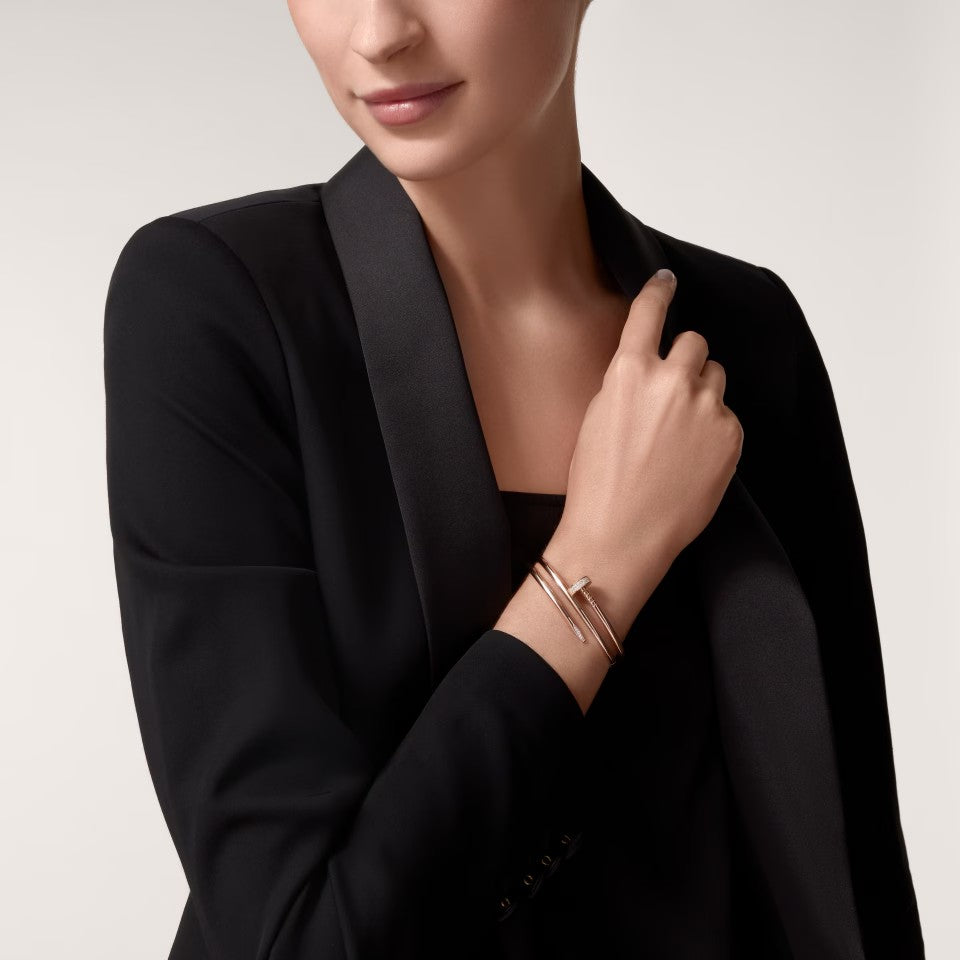 [⭐Mirelle]JUSTE BRACELET 3.5MM DOUBLE ROW DIAMOND