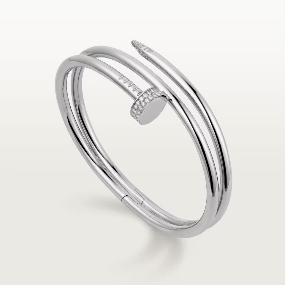 [⭐Mirelle]JUSTE BRACELET 3.5MM DOUBLE ROW DIAMOND