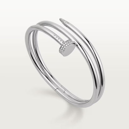 [⭐Mirelle]JUSTE BRACELET 3.5MM DOUBLE ROW DIAMOND