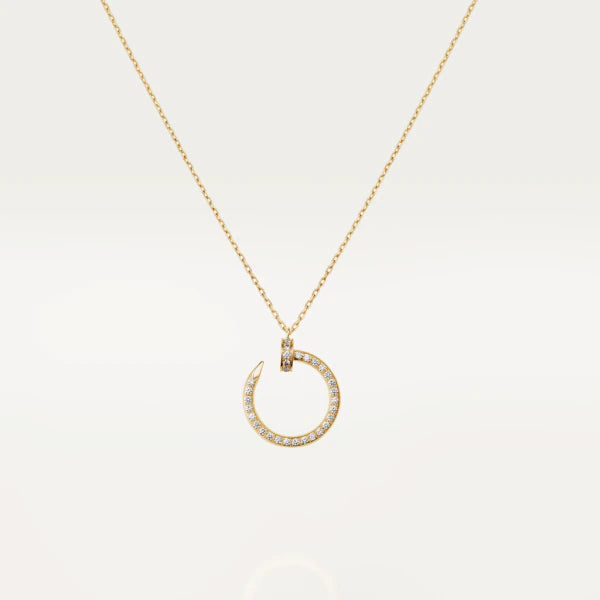 [⭐Mirelle]JUSTE NECKLACE GOLD DIAMONDS