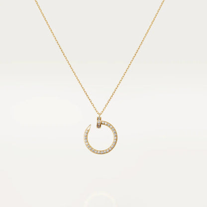 [⭐Mirelle]JUSTE NECKLACE GOLD DIAMONDS