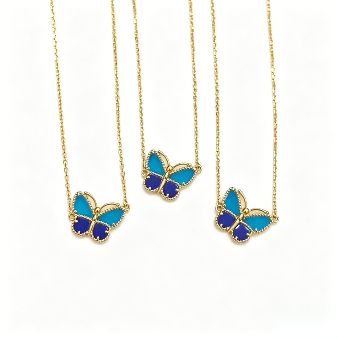 [⭐Mirelle]  2026 NEW LUCKY BUTTERFLY 1 MOTIFS NECKLACE
