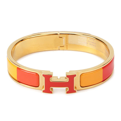 [⭐Mirelle]H BRACELET ORANGE RAINBOW CERAMIC