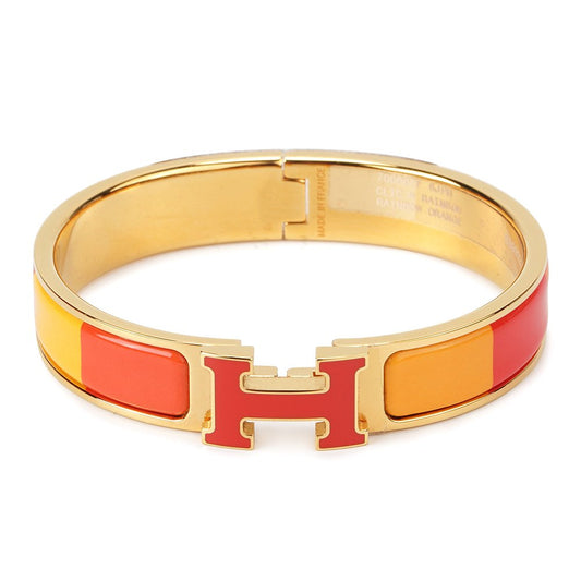 [⭐Mirelle]H BRACELET ORANGE RAINBOW CERAMIC