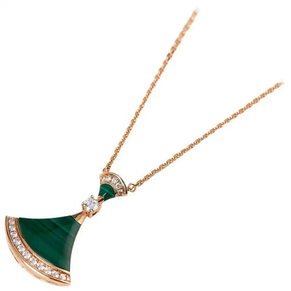 [⭐Mirelle]DREAM NECKLACE MALACHITE DIAMOND
