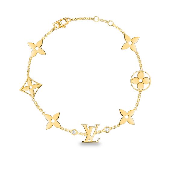 [⭐Mirelle]STAR AND SUN 7 MOTIFS GOLD BRACELET