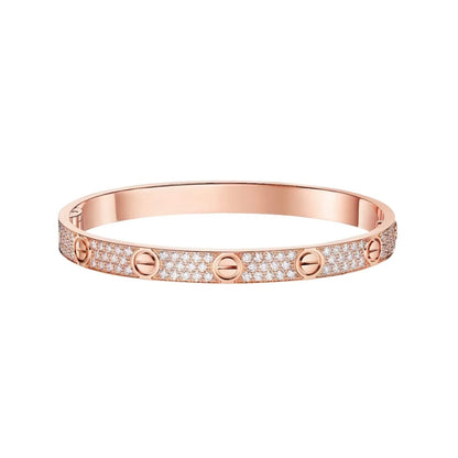 [⭐Mirelle]LOVE BRACELET 6.1MM DIAMOND-PAVED
