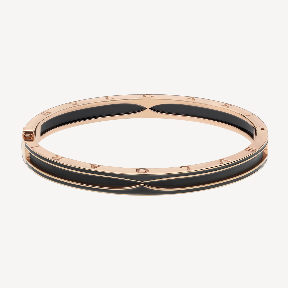 [⭐Mirelle]ZERO 1 PINK GOLD WITH MATTE BLACK CERAMIC BRACELET