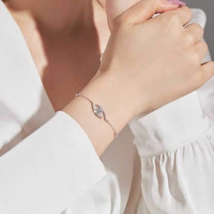 [⭐Mirelle]Demo Eye Pave-Set Diamond Bracelet