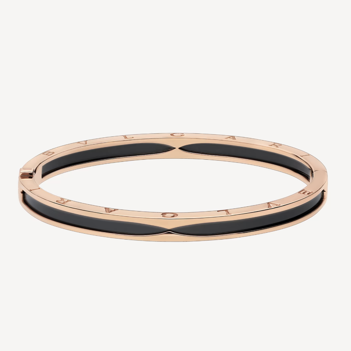 [⭐Mirelle]ZERO 1 PINK GOLD WITH BLACK CERAMIC BRACELET