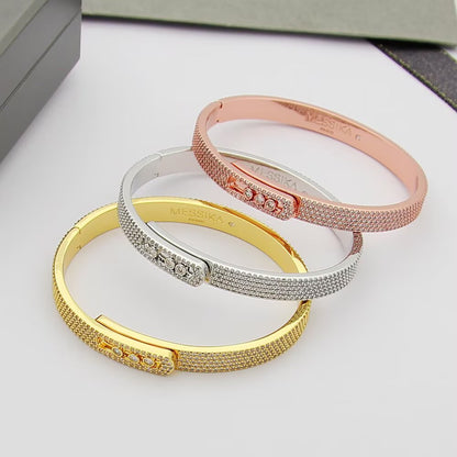 [⭐Mirelle]Move Noa Full Pavé Diamond Bangle Bracelet