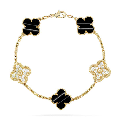 [⭐Mirelle] CLOVER 5 MOTIF PULSAR STONE BRACELET COLLECTION