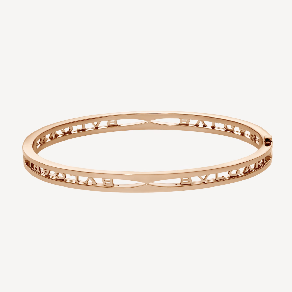 [⭐Mirelle]ZERO 1 SPIRAL LOGO PINK GOLD BRACELET