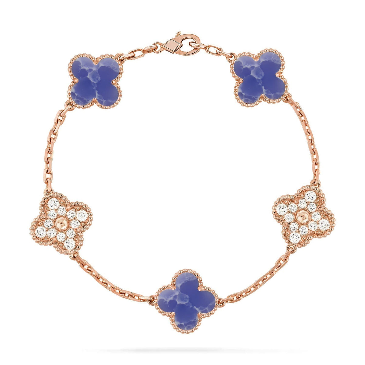 [⭐Mirelle]CLOVER 5 MOTIF BLUE VEINS BRACELET COLLECTION