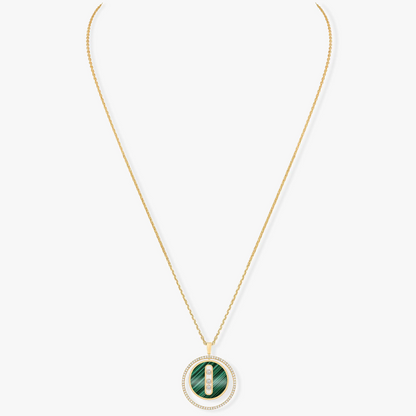 [⭐Mirelle]Demo MOVE 3 DIAMOND MALACHITE GOLD DIAMOND NECKLACE