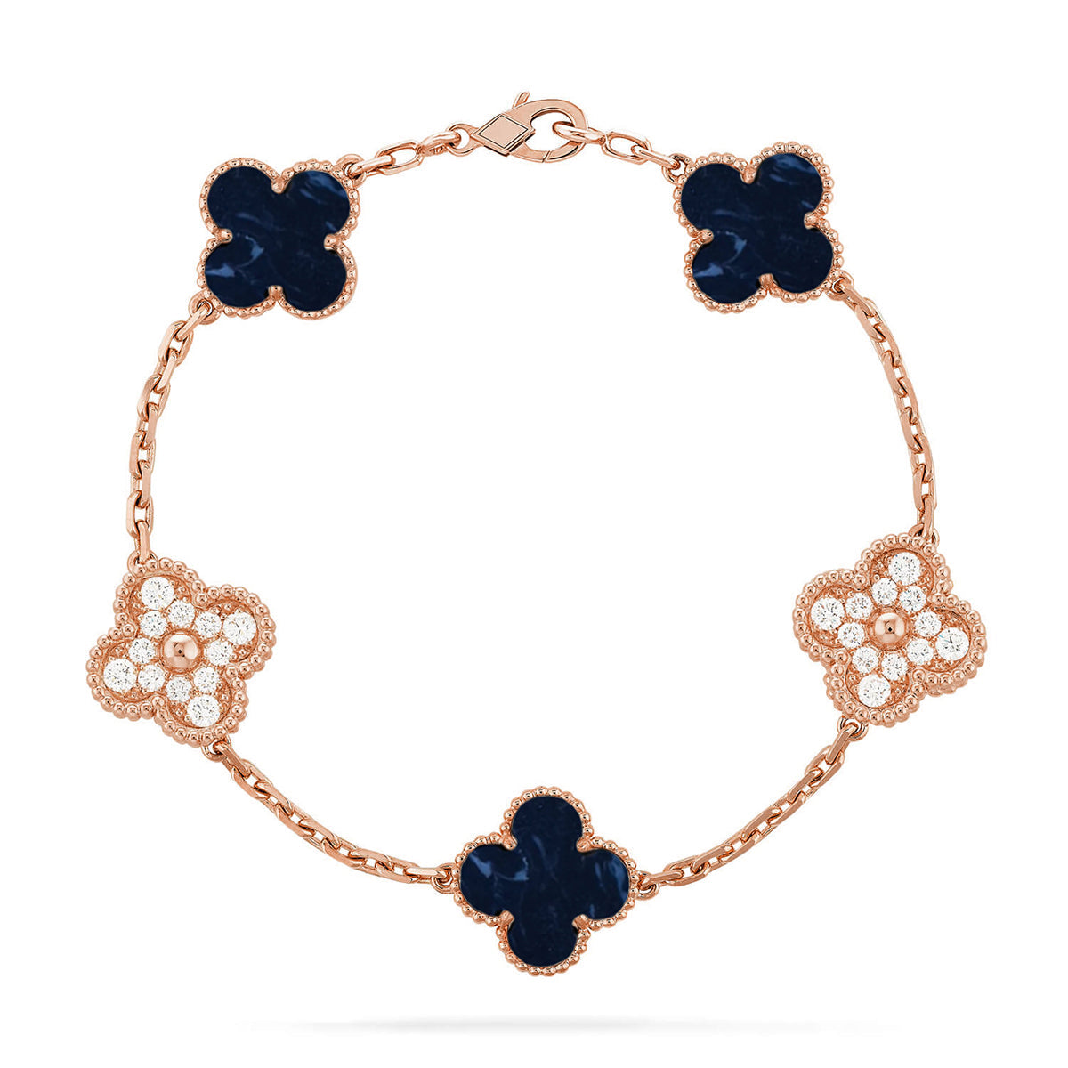 [⭐Mirelle]CLOVER 5 MOTIF PIETERSITE BRACELET COLLECTION