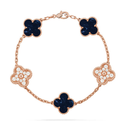 [⭐Mirelle]CLOVER 5 MOTIF PIETERSITE BRACELET COLLECTION