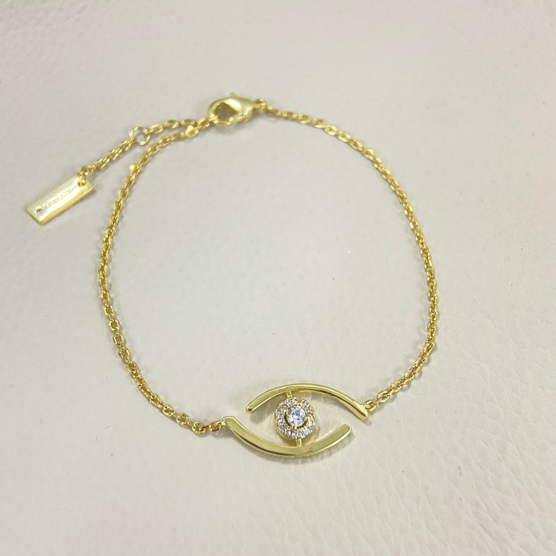 [⭐Mirelle]Demo Eye Pave-Set Diamond Bracelet