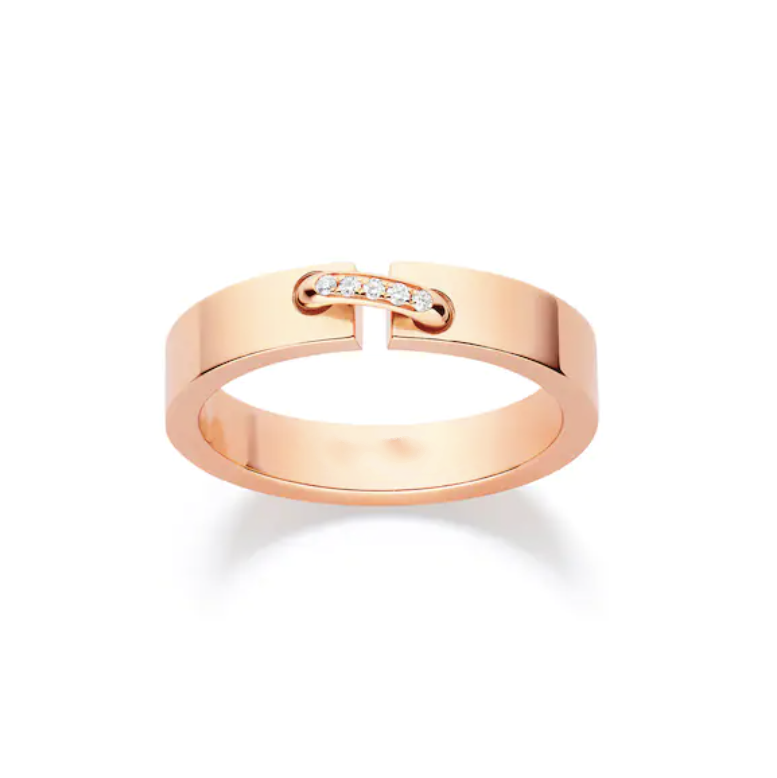 [⭐Mirelle]ALLIANCE LIENS VIDENCE DIAMOND 4MM RING