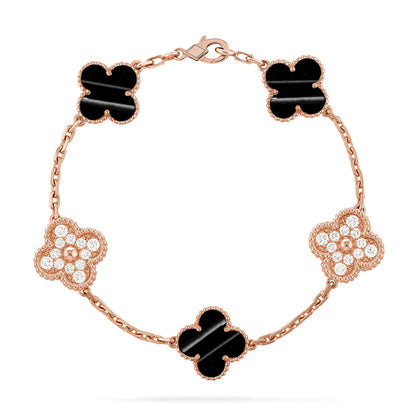 [⭐Mirelle] CLOVER 5 MOTIF PULSAR STONE BRACELET COLLECTION