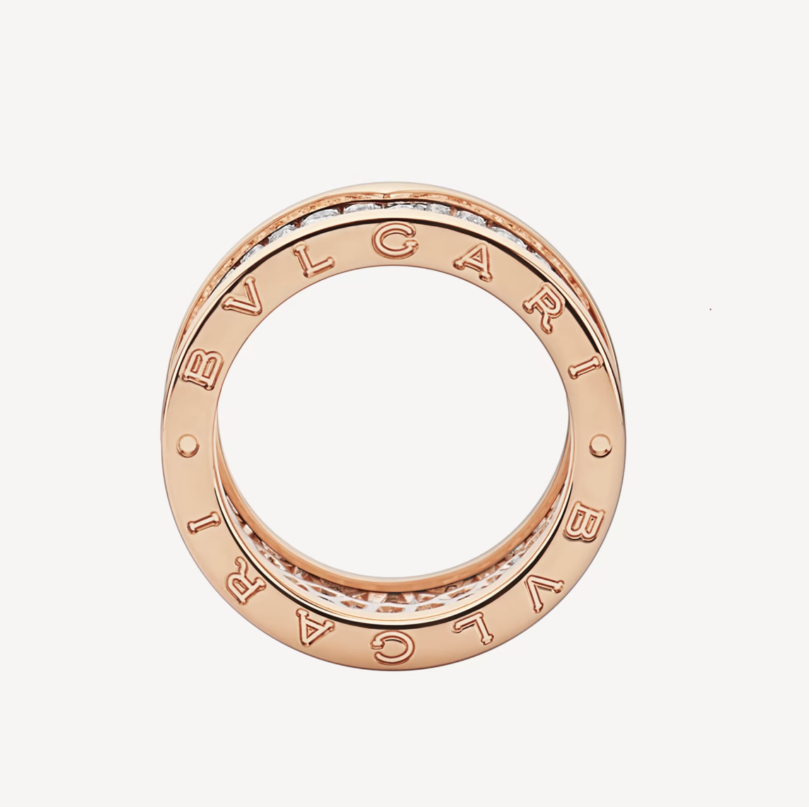 [⭐Mirelle]ZERO 1 WITH PAVED DIAMONDS ON THE SPIRAL RING