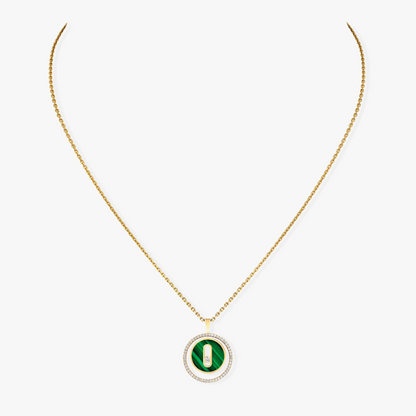[⭐Mirelle]Demo MOVE 1 DIAMOND MALACHITE GOLD DIAMOND NECKLACE