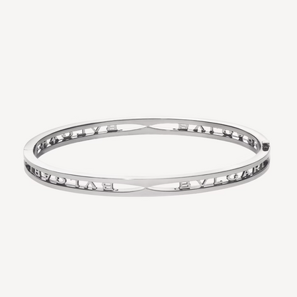[⭐Mirelle]ZERO 1 SPIRAL LOGO SILVER BRACELET